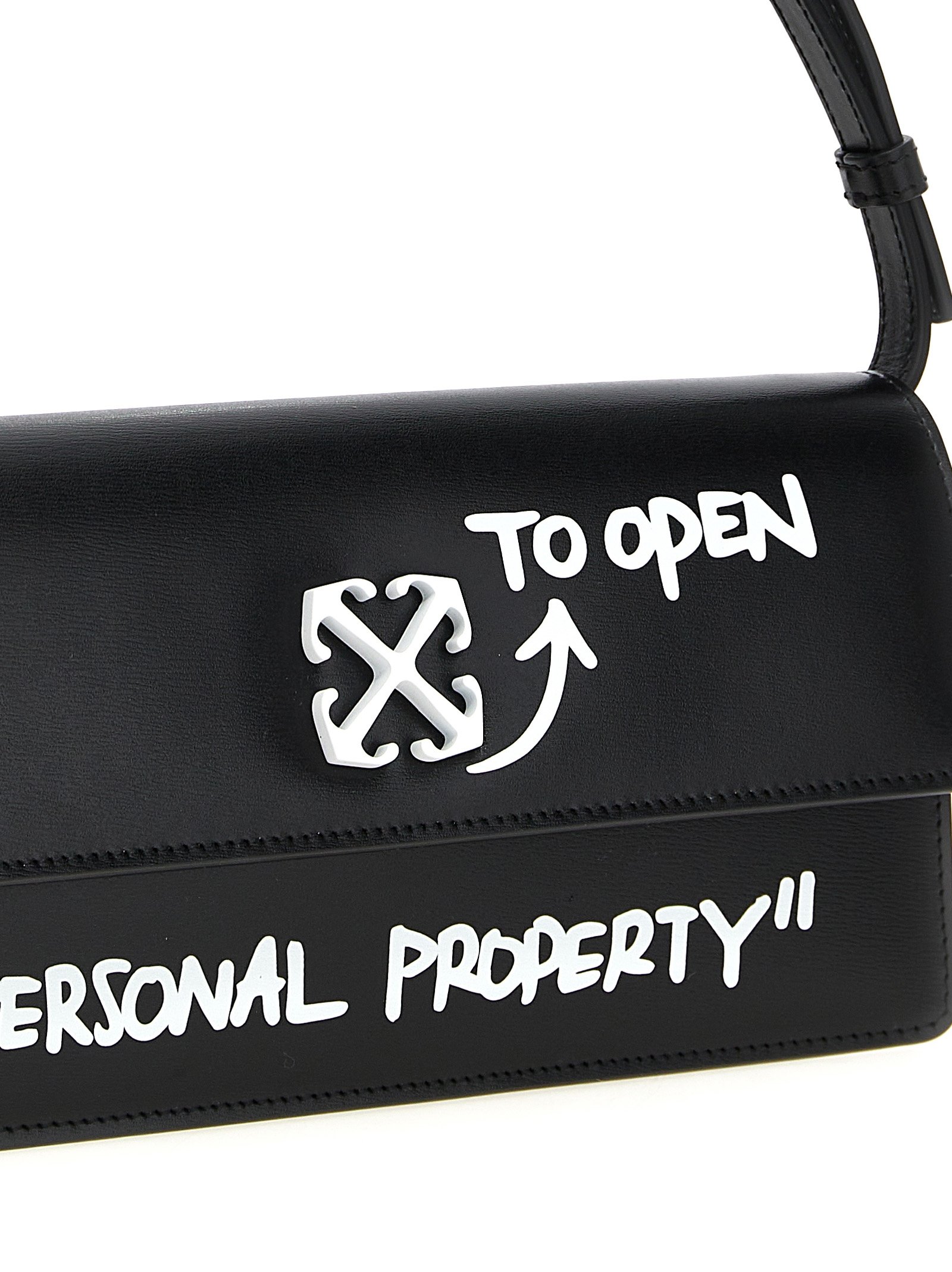 Bicolor Calfskin Shoulder Bag - Image 3