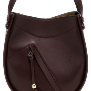 Bordeaux Calfskin Crossbody Bag