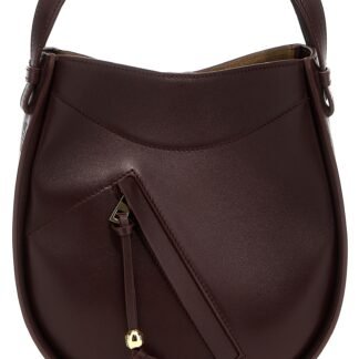 Bordeaux Calfskin Crossbody Bag