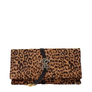Brown Horsehair Clutch Bag