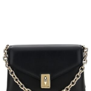 Black Leather Shoulder Bag