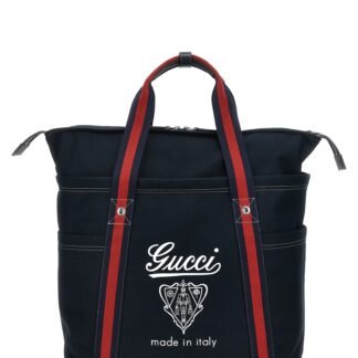 Blue Cotton Tote Bag