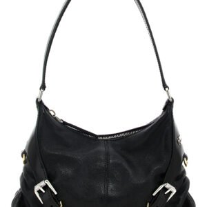 Black Lamb Leather Shoulder Bag