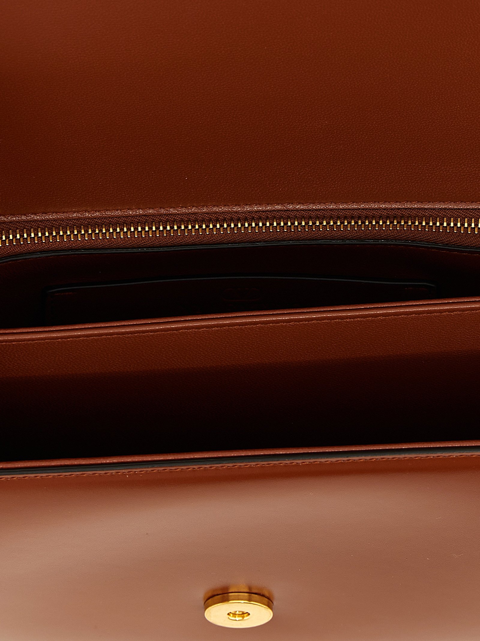 Brown Calfskin Shoulder Bag - Image 4