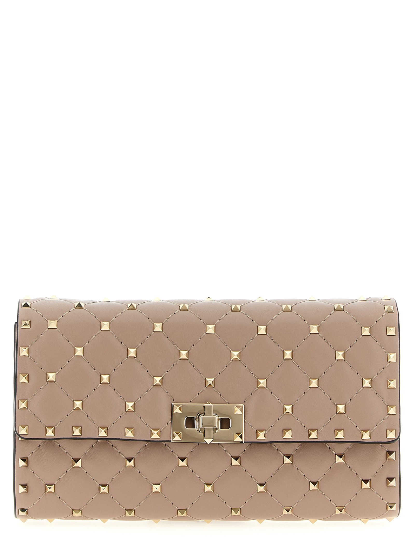 Multicolor Lamb Leather Shoulder Bag