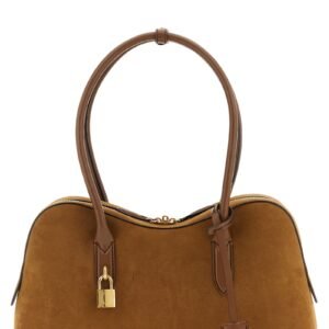 Brown Polyamide Shoulder Bag