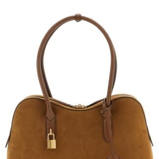 Brown Polyamide Shoulder Bag