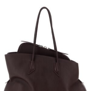 Purple Calfskin Shoulder Bag