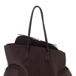 Purple Calfskin Shoulder Bag
