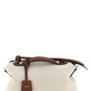 Beige Polyethylene Handbag