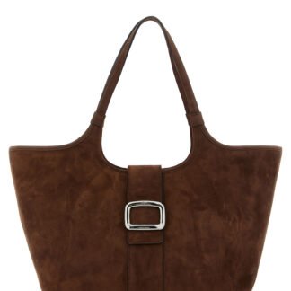 Brown Goatskin Tote Bag