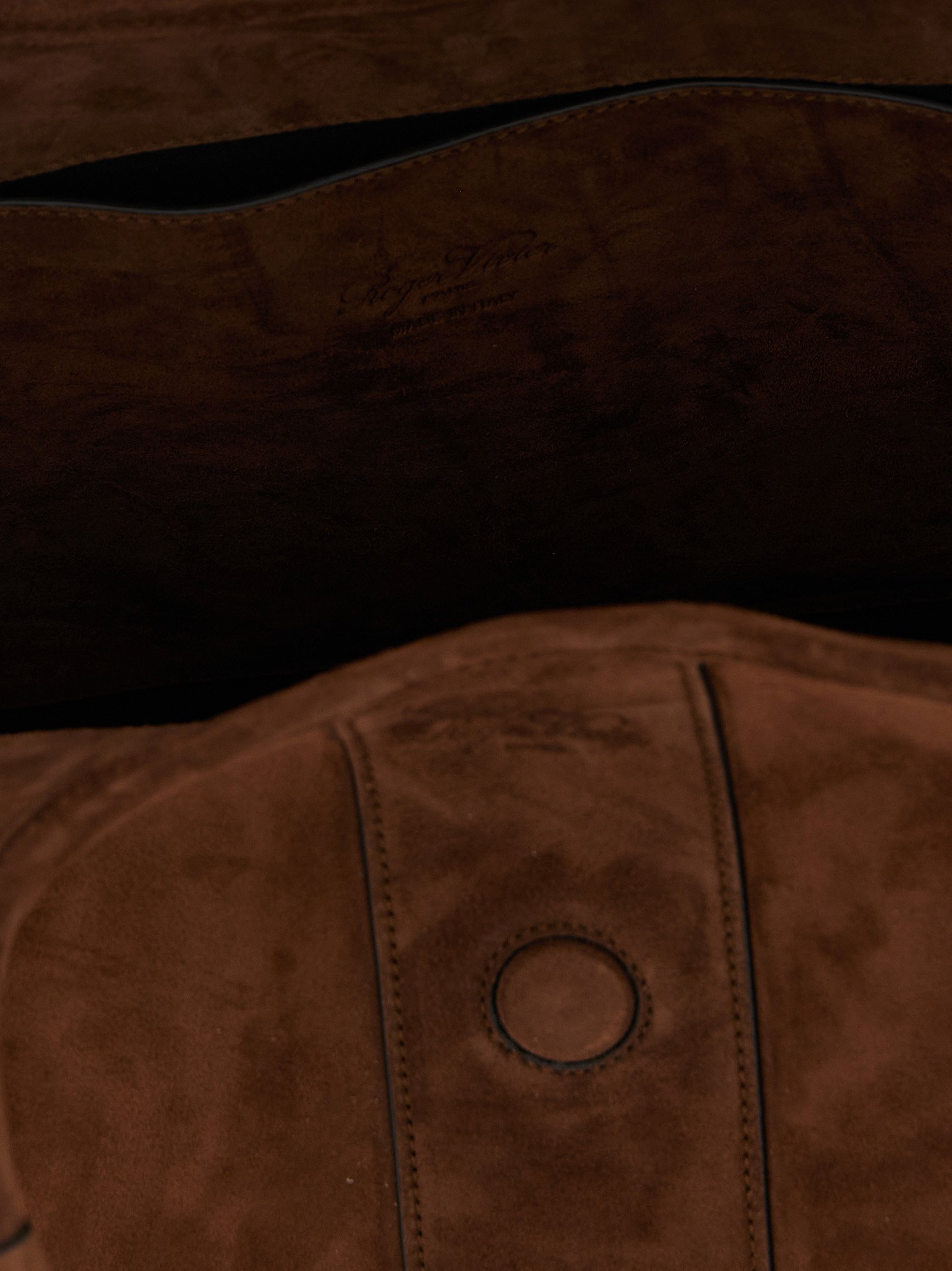 Brown Goatskin Tote Bag - Image 4