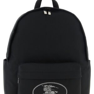 Black Polyester Backpack