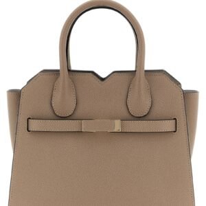 Beige Calfskin Handbag