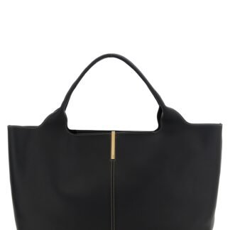 Black Calfskin Tote Bag