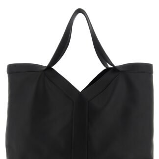 Black Calfskin Tote Bag
