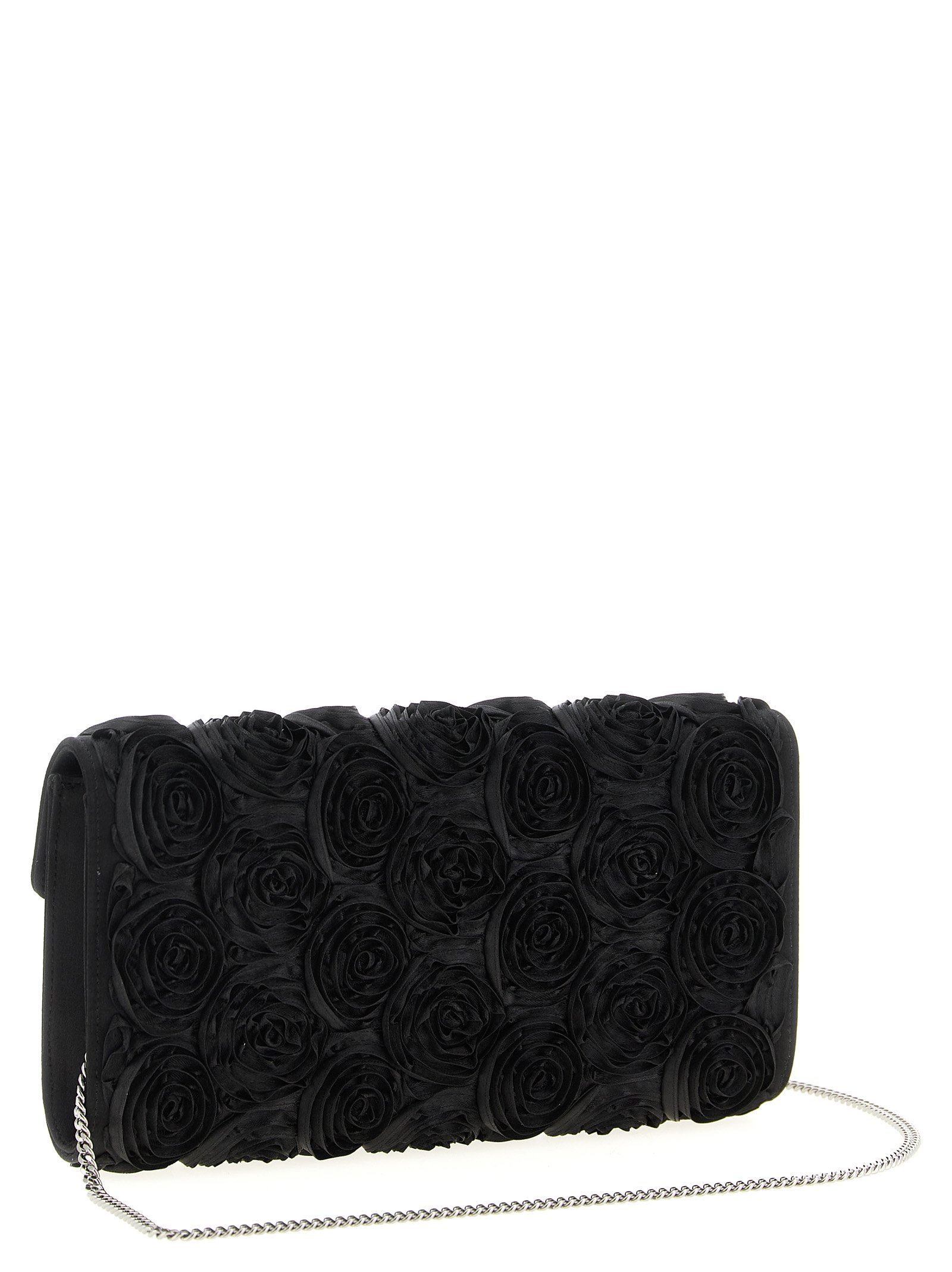 Black Viscose Clutch Bag - Image 2