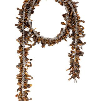 Brown Viscose Necklace