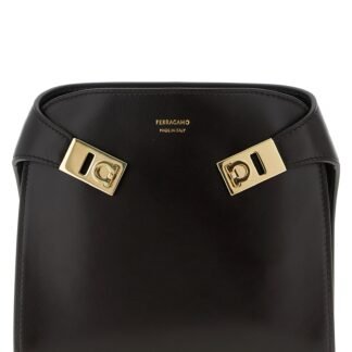 Brown Calfskin Crossbody Bag