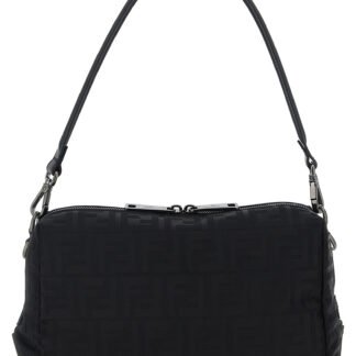 Black Polyamide Shoulder Bag