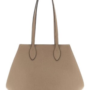 Beige Calfskin Tote Bag