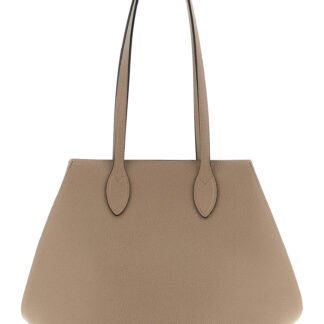 Beige Calfskin Tote Bag