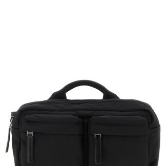 Black Polyamide Crossbody Bag