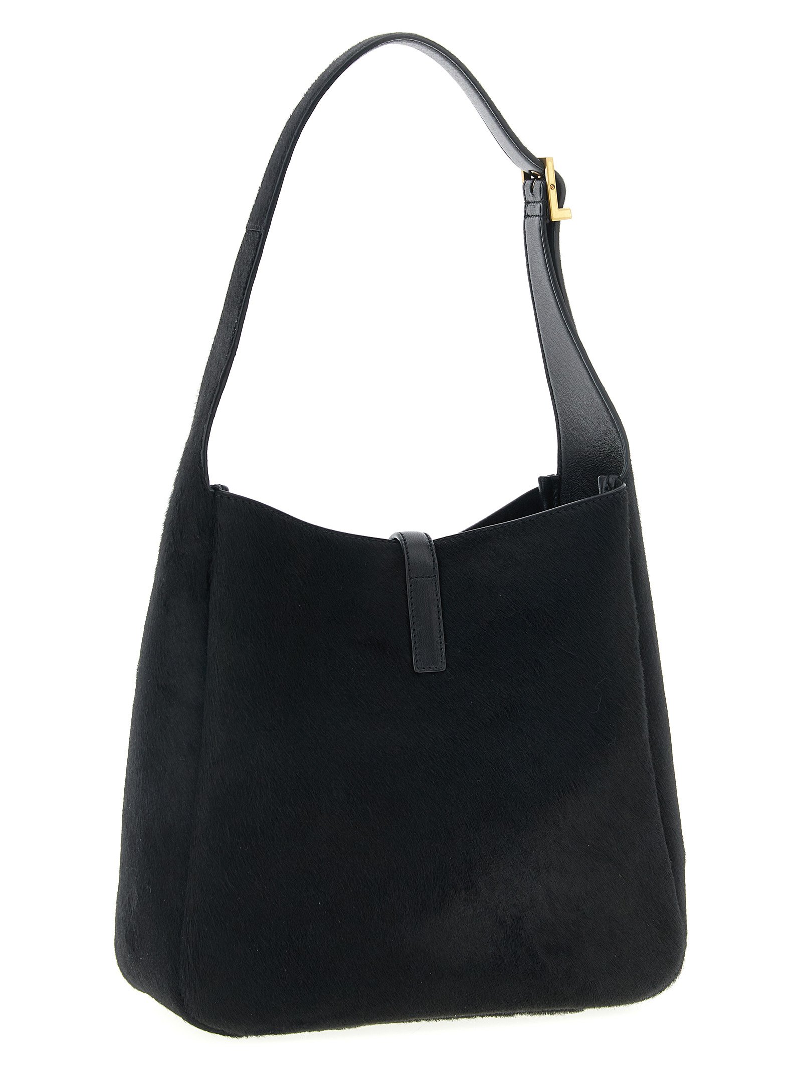 Black Calfskin Shoulder Bag - Image 2