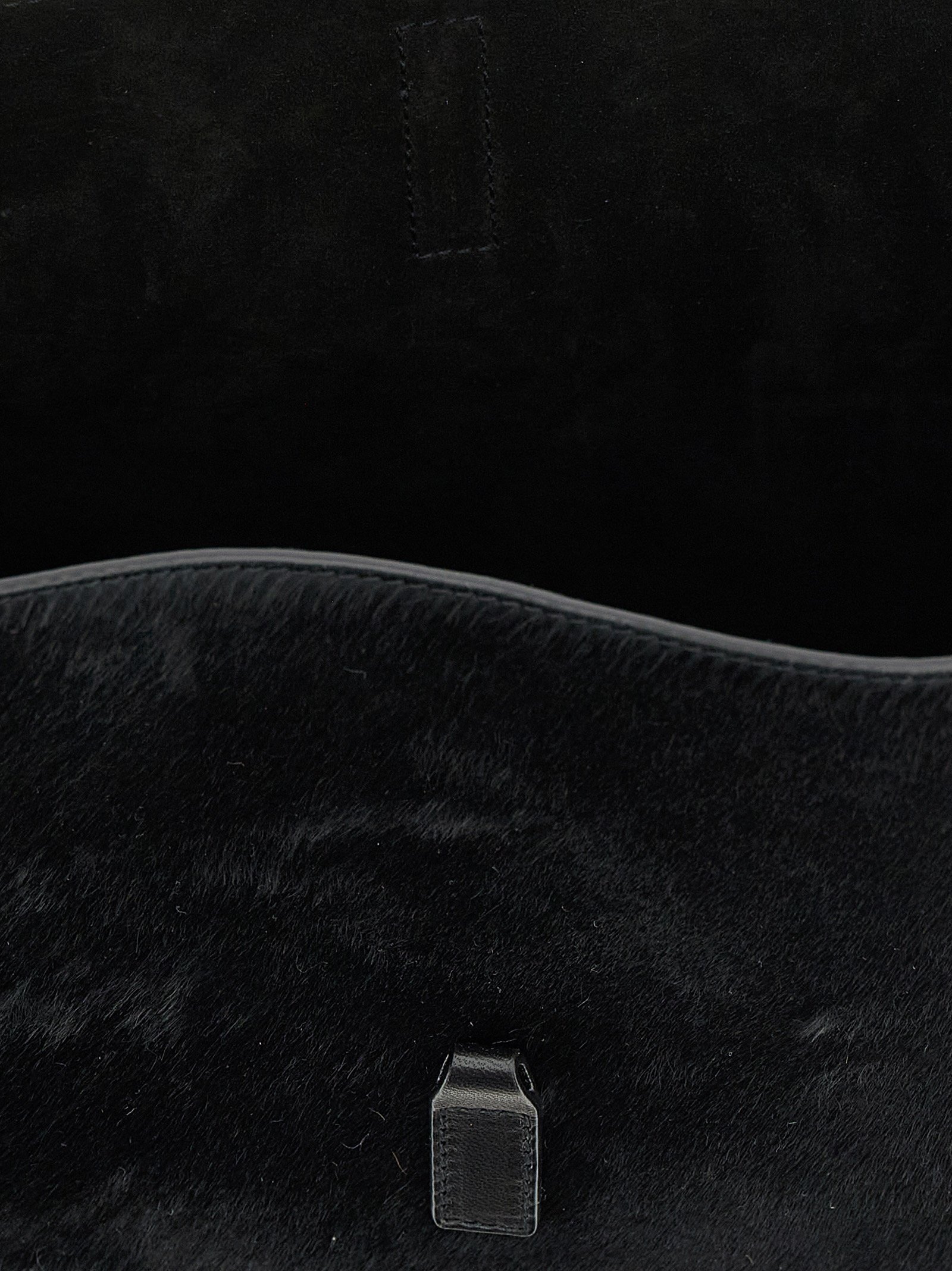Black Calfskin Shoulder Bag - Image 4