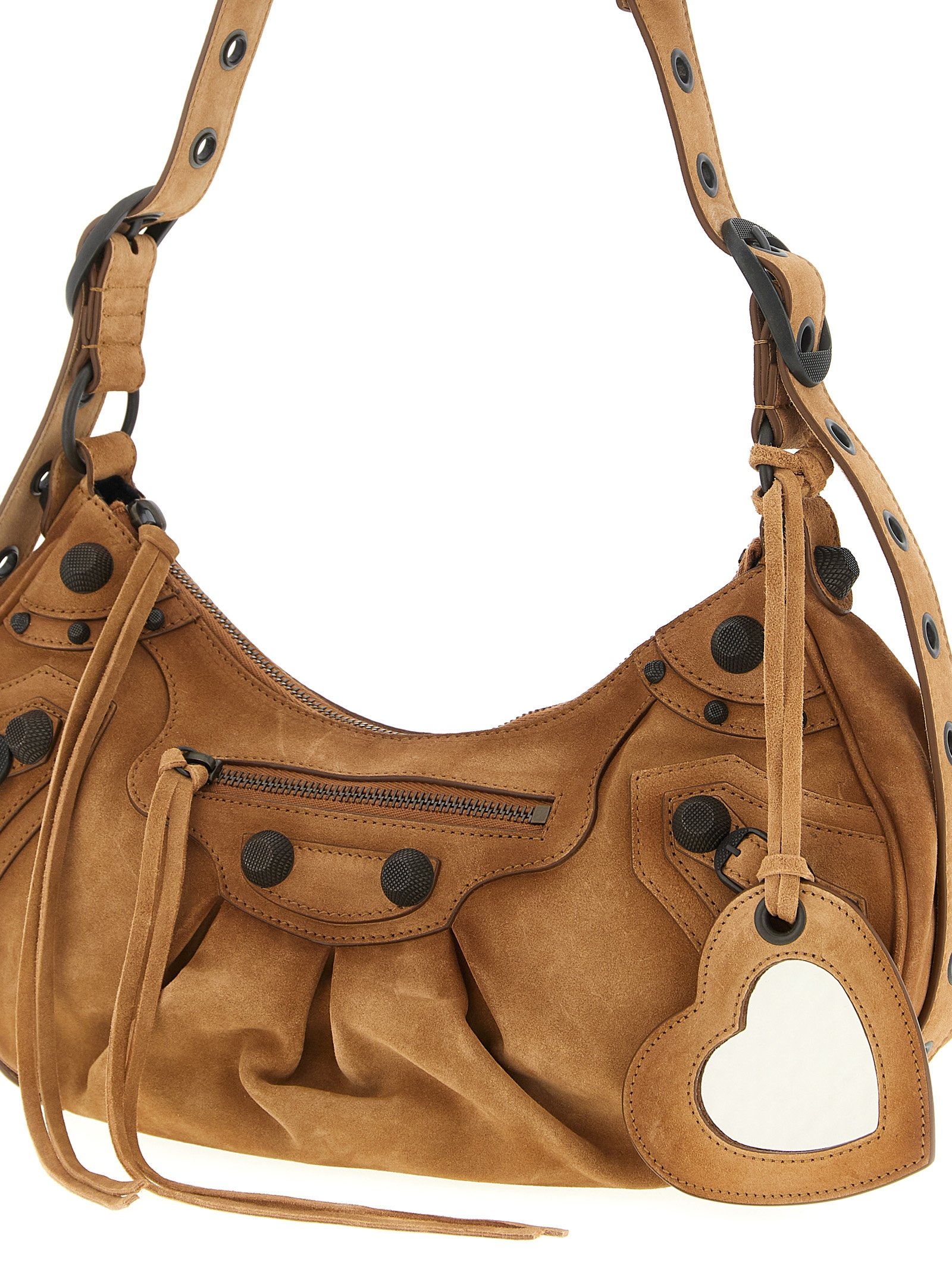 Brown Calfskin Shoulder Bag - Image 3
