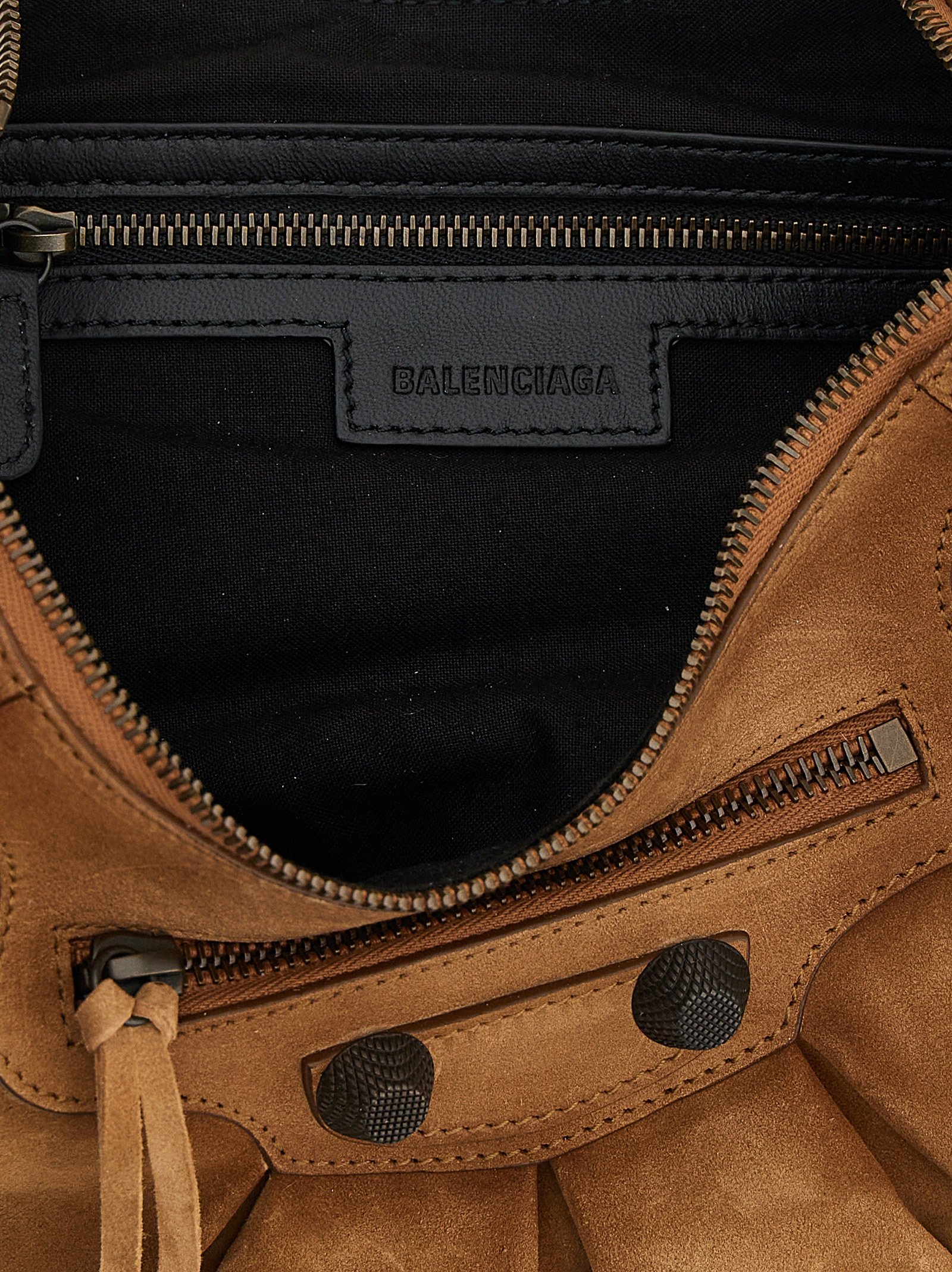 Brown Calfskin Shoulder Bag - Image 4
