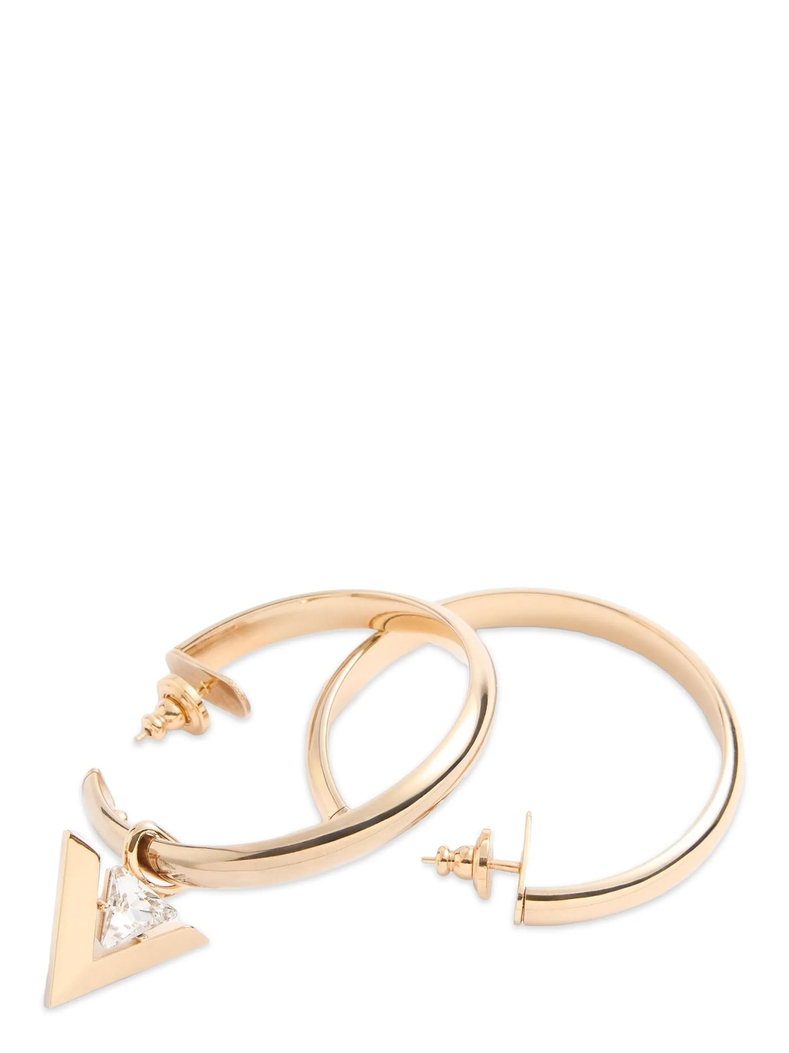Gold Brass Earrings - Image 3