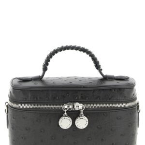 Black Polyester Crossbody Bag
