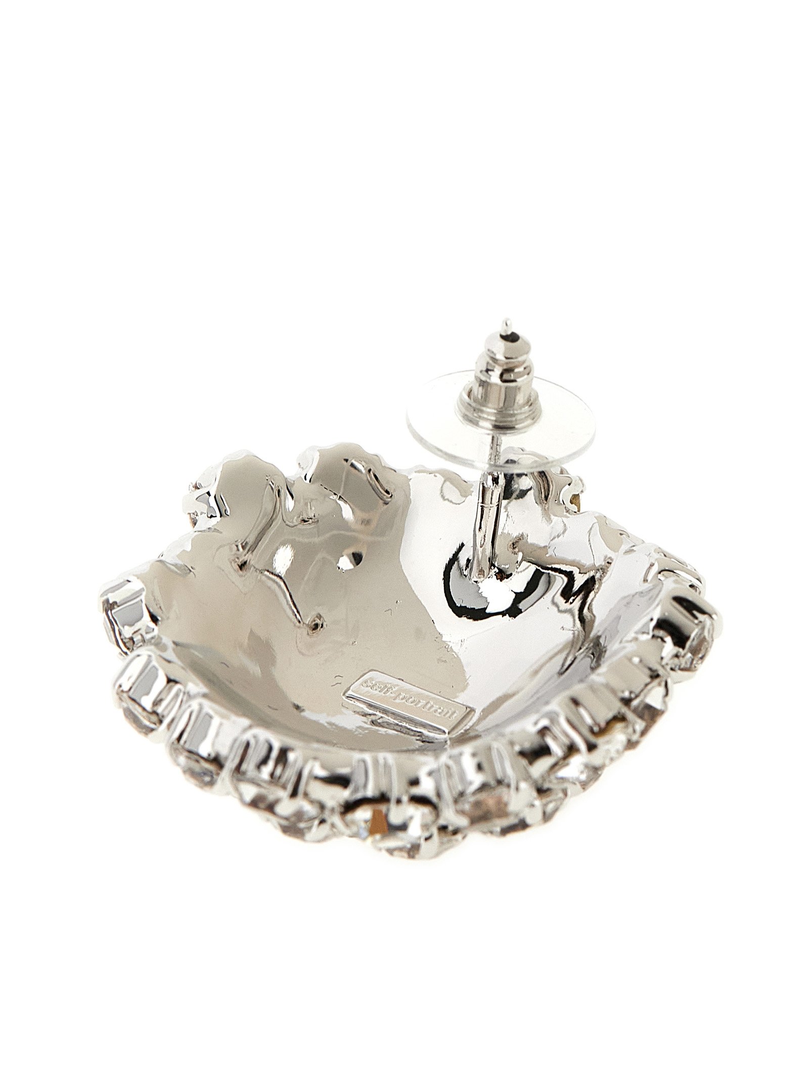 Silver Brass Earrings - Image 3