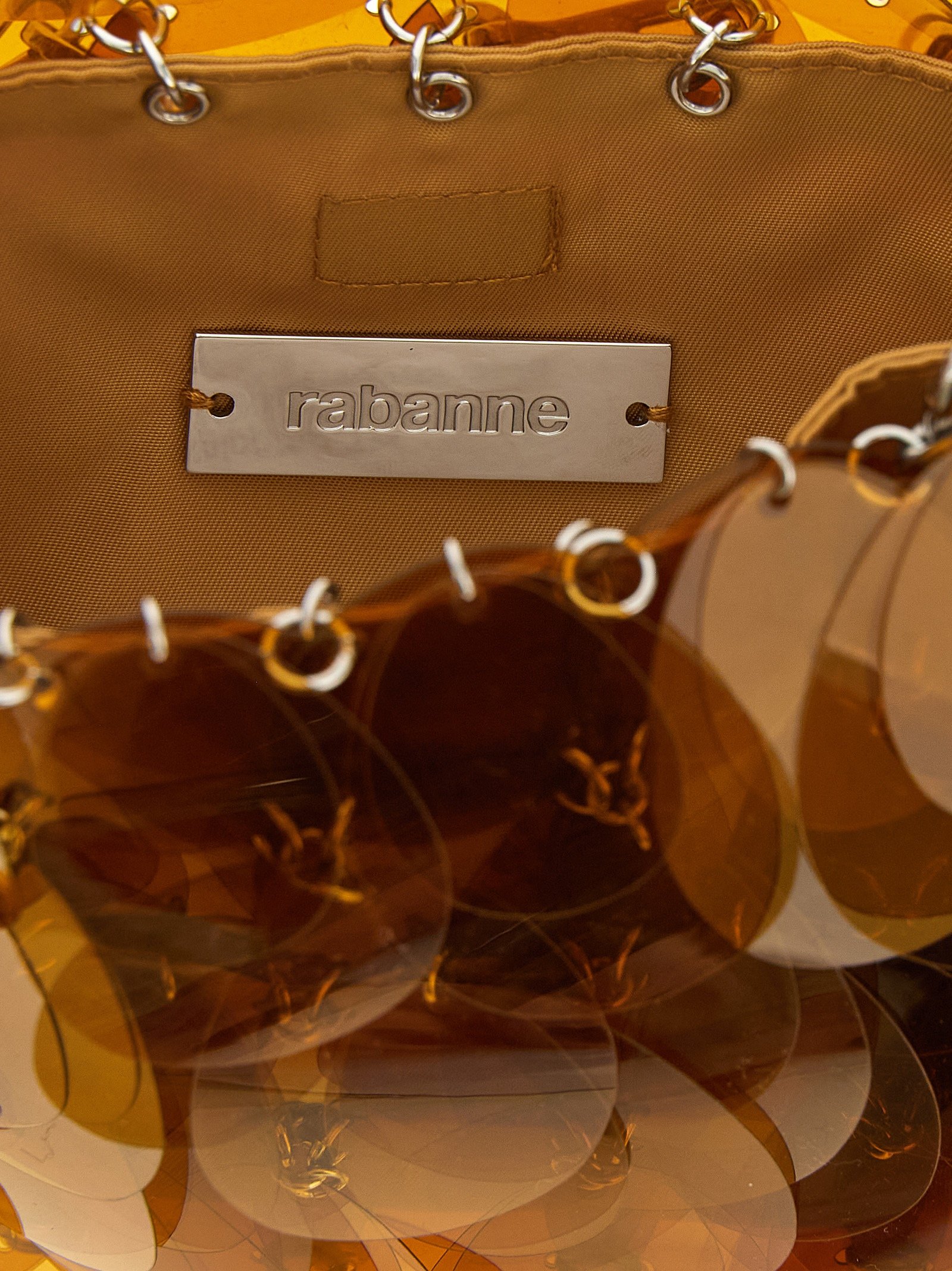 Orange Polyester Shoulder Bag - Image 4