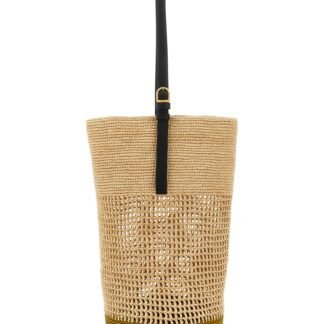 Beige Sisal Shoulder Bag