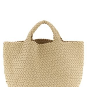 Beige Neoprene Tote Bag