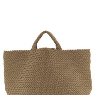Beige Neoprene Tote Bag