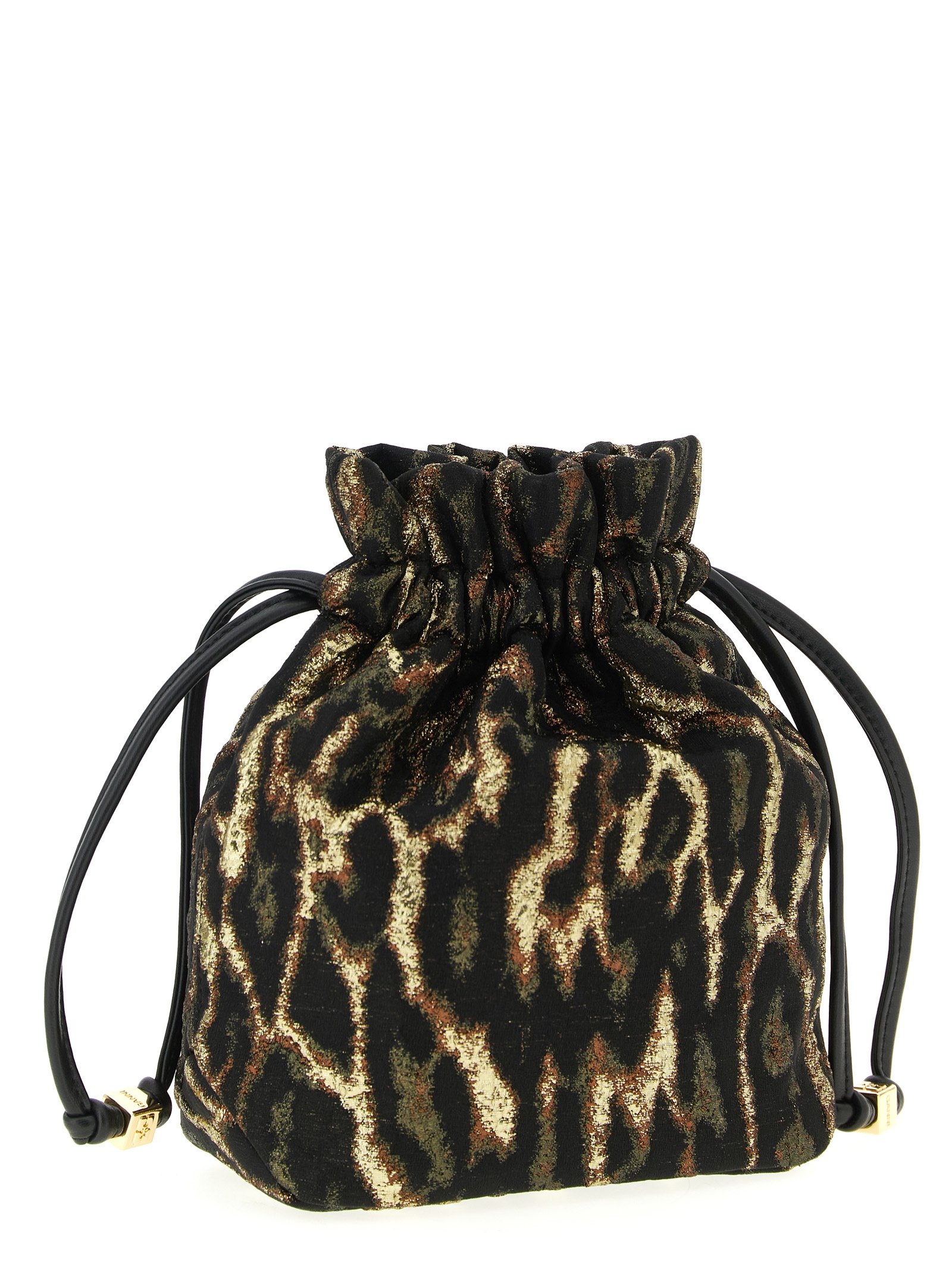Brown Polyester Clutch Bag - Image 2