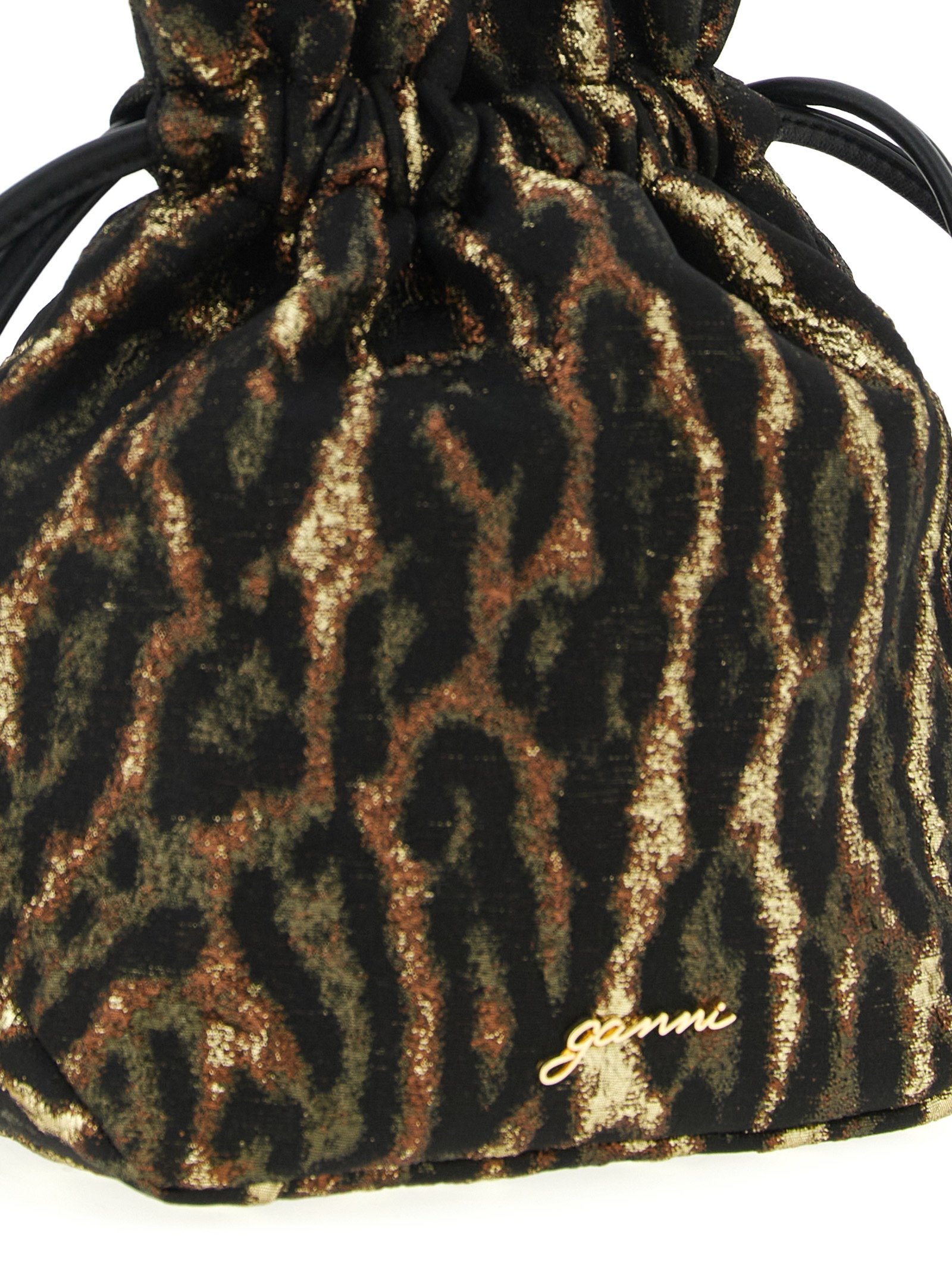 Brown Polyester Clutch Bag - Image 3