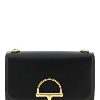 Black Calfskin Shoulder Bag