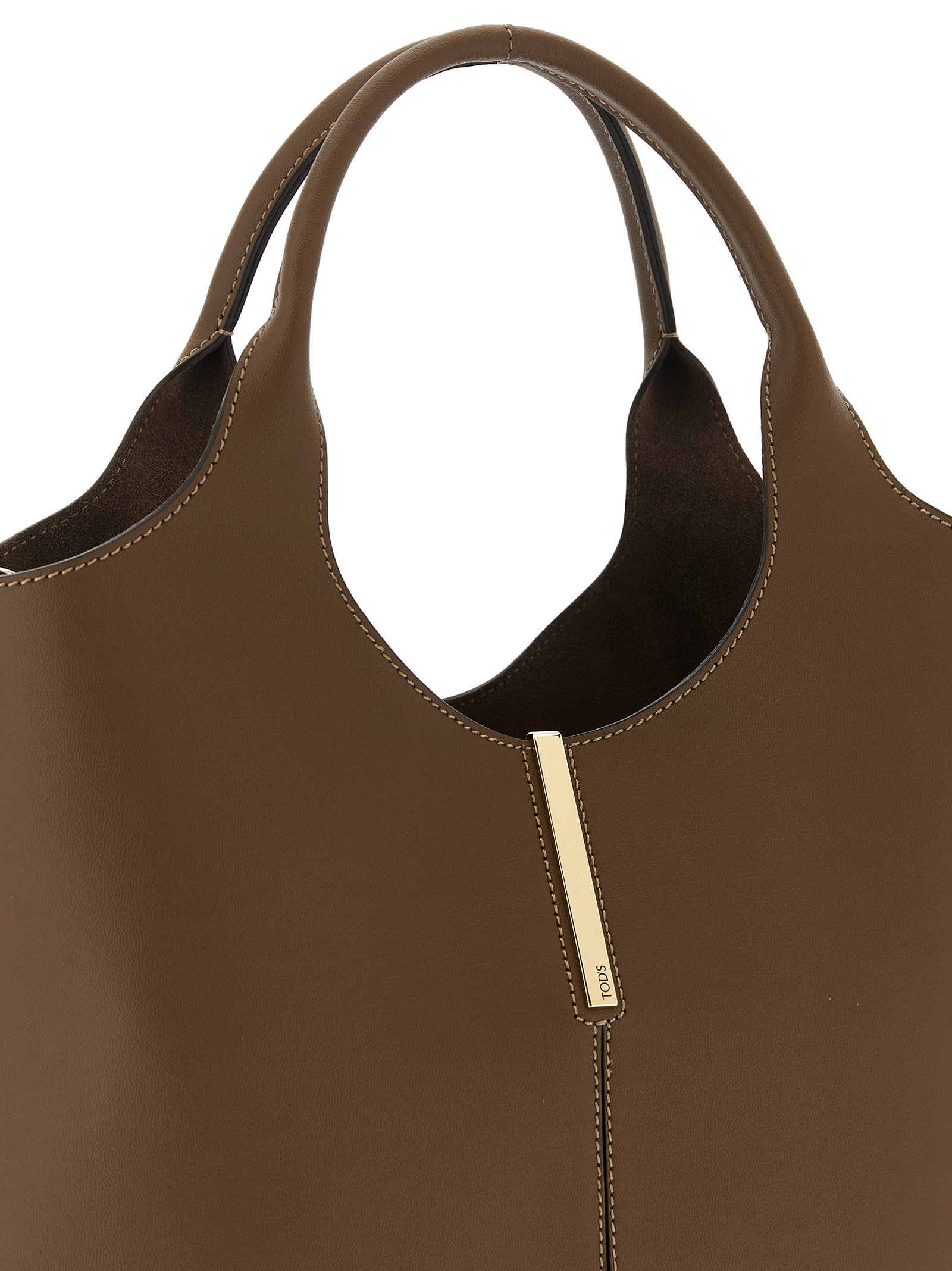 Brown Calfskin Handbag - Image 3