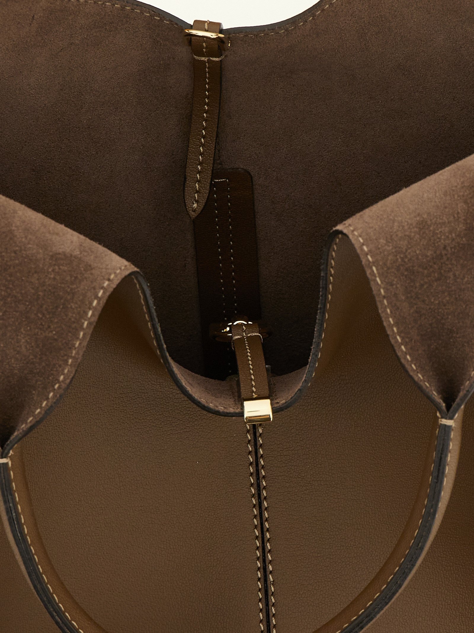 Brown Calfskin Handbag - Image 4