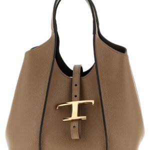 Beige Calfskin Handbag