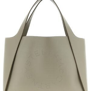 Beige Polyamide Tote Bag