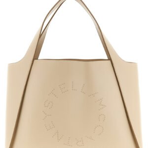 Beige Polyamide Tote Bag