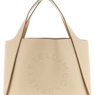 Beige Polyamide Tote Bag