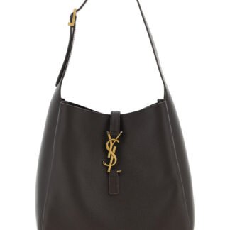 Brown Calfskin Shoulder Bag