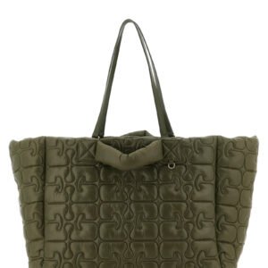 Bicolor Recycled Polyamide Tote Bag