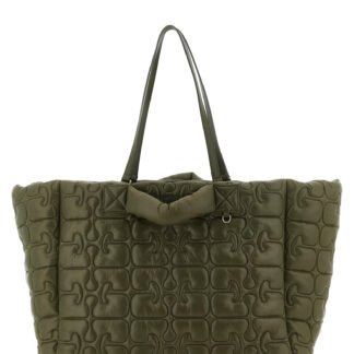 Bicolor Recycled Polyamide Tote Bag